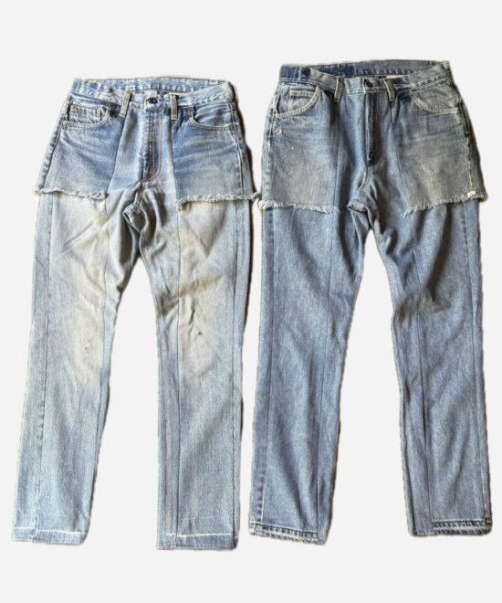  ink クラッシュオンカットオフデニム ink25AW-09 