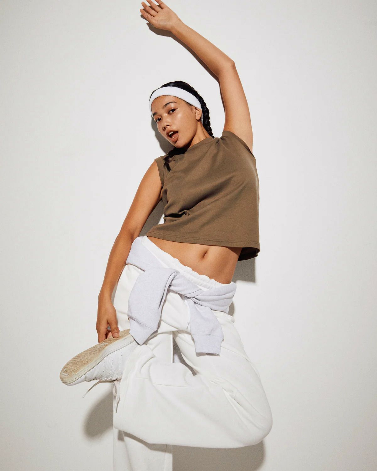 OAT ゴート ノースリーブコンパクトTシャツ 6011 ウイメンズ