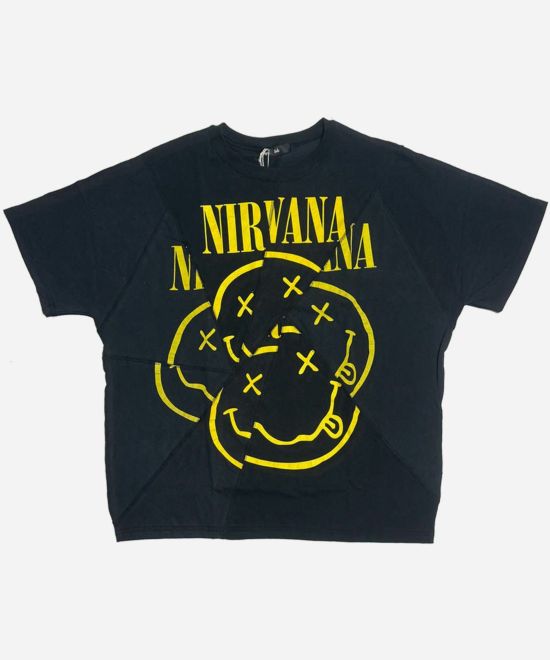 ink クラックバンドTシャツ [ニルヴァーナ] ink25SS-09