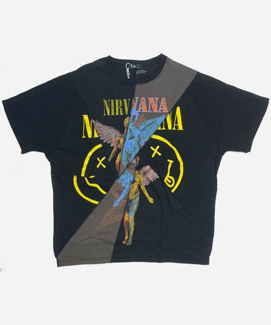 ink クラックバンドTシャツ [ニルヴァーナ] ink25SS-09