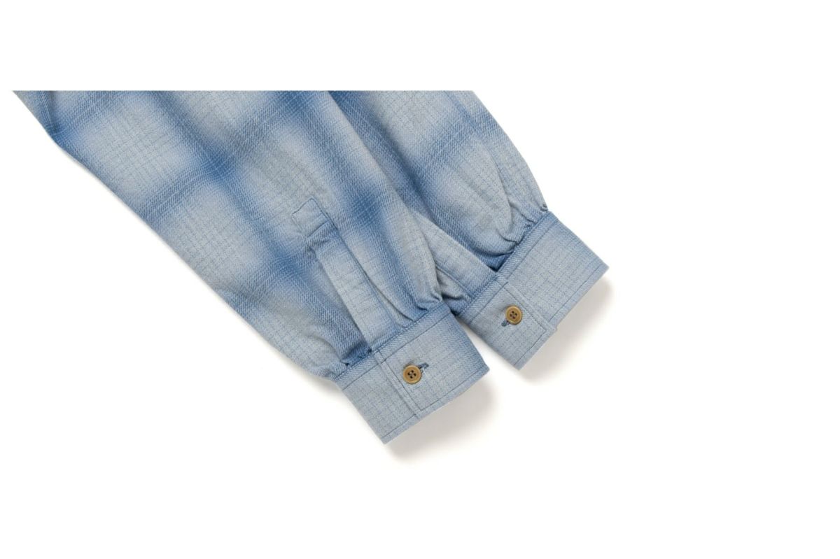 MARU SANKAKU PEKE インディゴオープンシャツ MSP-5028