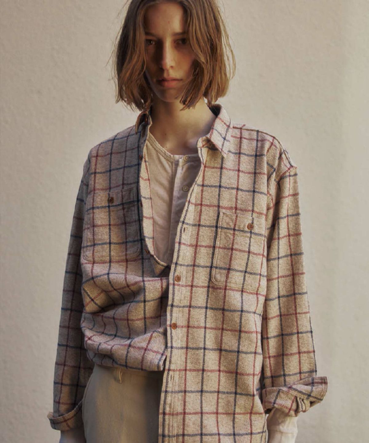 MARU SANKAKU PEKE チェックシャツ MSP-5030