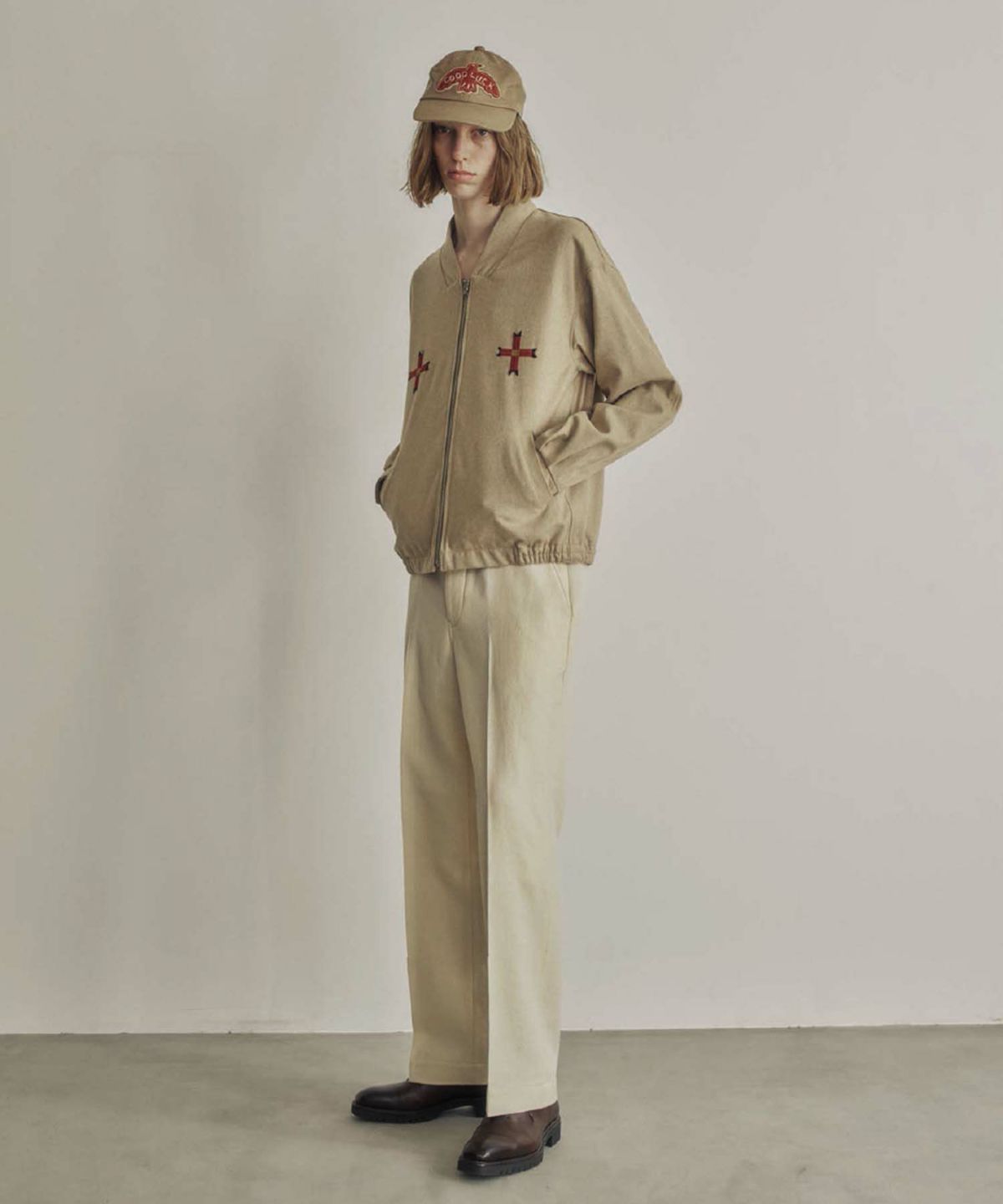 MARU SANKAKU PEKE ウールトラウザー MSP-1028 