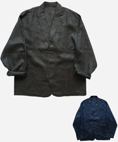 比較的美品 Voiry リネン100% ドクターシャツ ブラック 裾ドローコード 比較的美品 Voiry リネン100% ドクターシャツ ブラック 裾ドロー