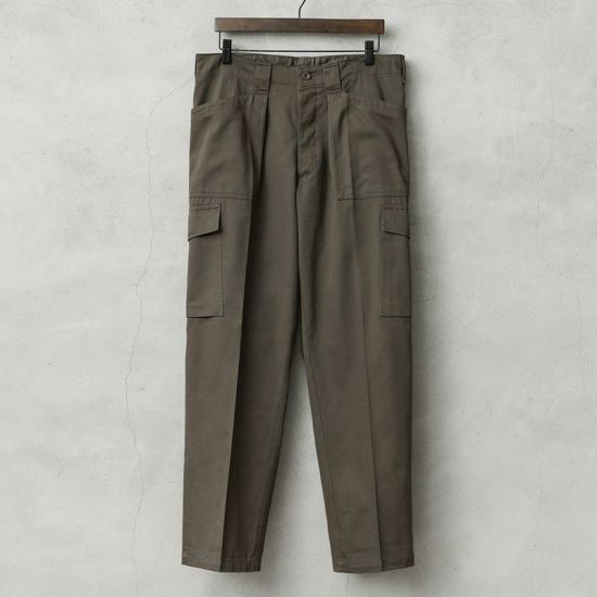 オーストリア軍 M-75 コットンツイル ファティーグ ワンタックカーゴパンツ