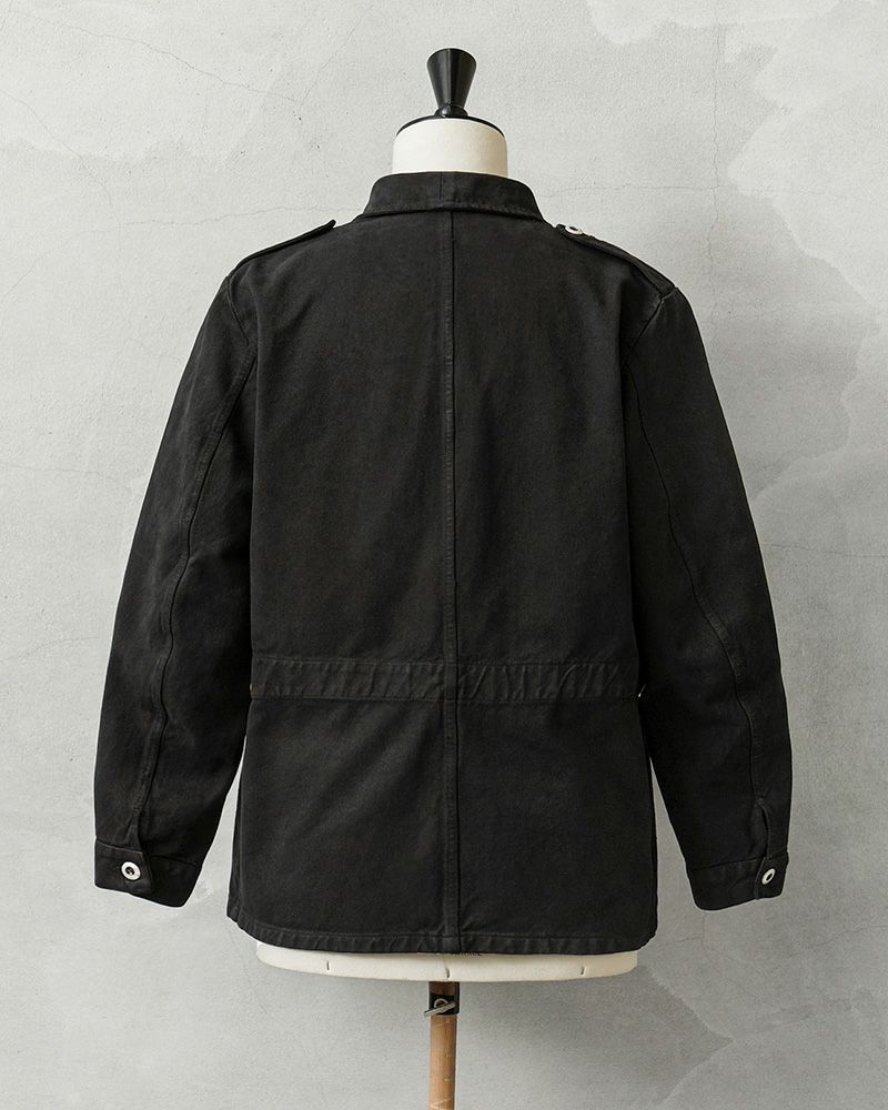 [黒染め] スイス軍 前期型 デニム ワークジャケット