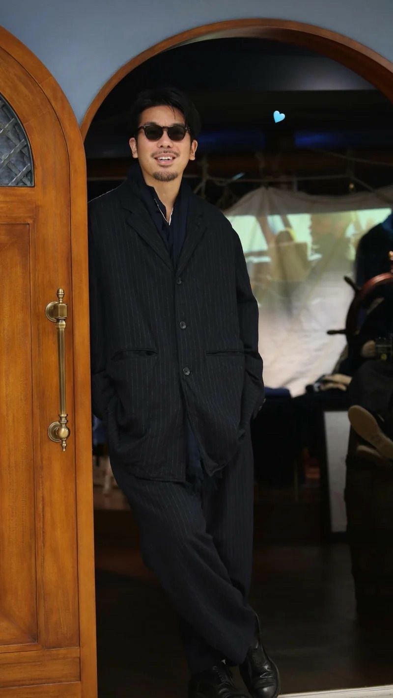 Porter Classic ポータークラシック  ピンストライプイージーパンツ