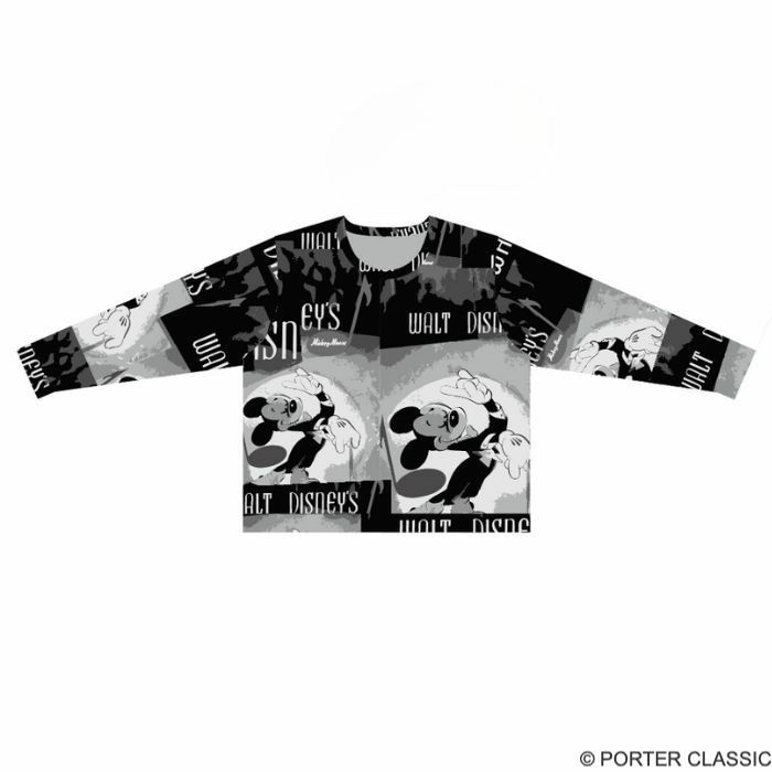 Porter Classic DISNEY VP / PC KNIT COLLECTION クルーネックカットソー DP-030-3672 ディズニー ミッキーマウス