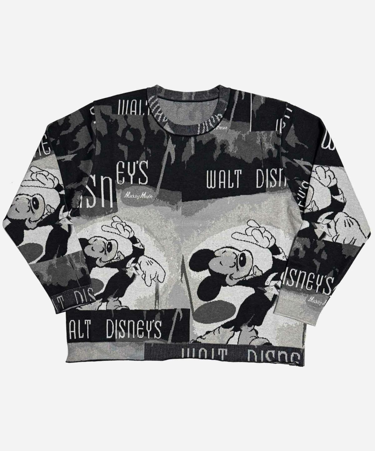 Porter Classic DISNEY VP / PC KNIT COLLECTION クルーネックカットソー DP-030-3672 ディズニー ミッキーマウス ポータークラシック