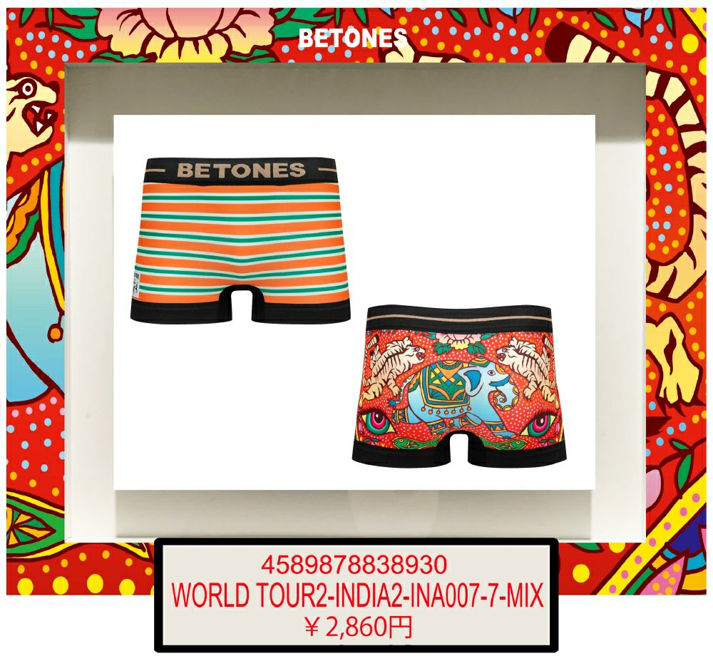 BETONES ビトーンズ WORLD TOUR2 INDIA2-INA007