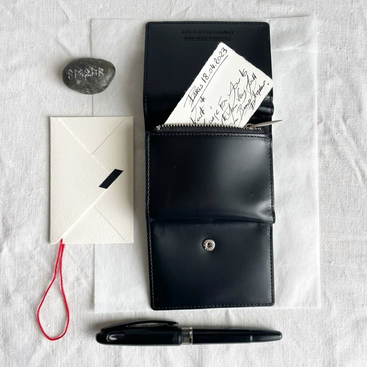 PATRICK STEPHAN　三つ折りウォレット　Leather trifold wallet 'brillant'ト 224AWA21 パトリックステファン