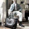 PATRICK STEPHAN レザートートバッグ Leather tote bag 'grande poche' 2 174ABG01 パトリックステファン