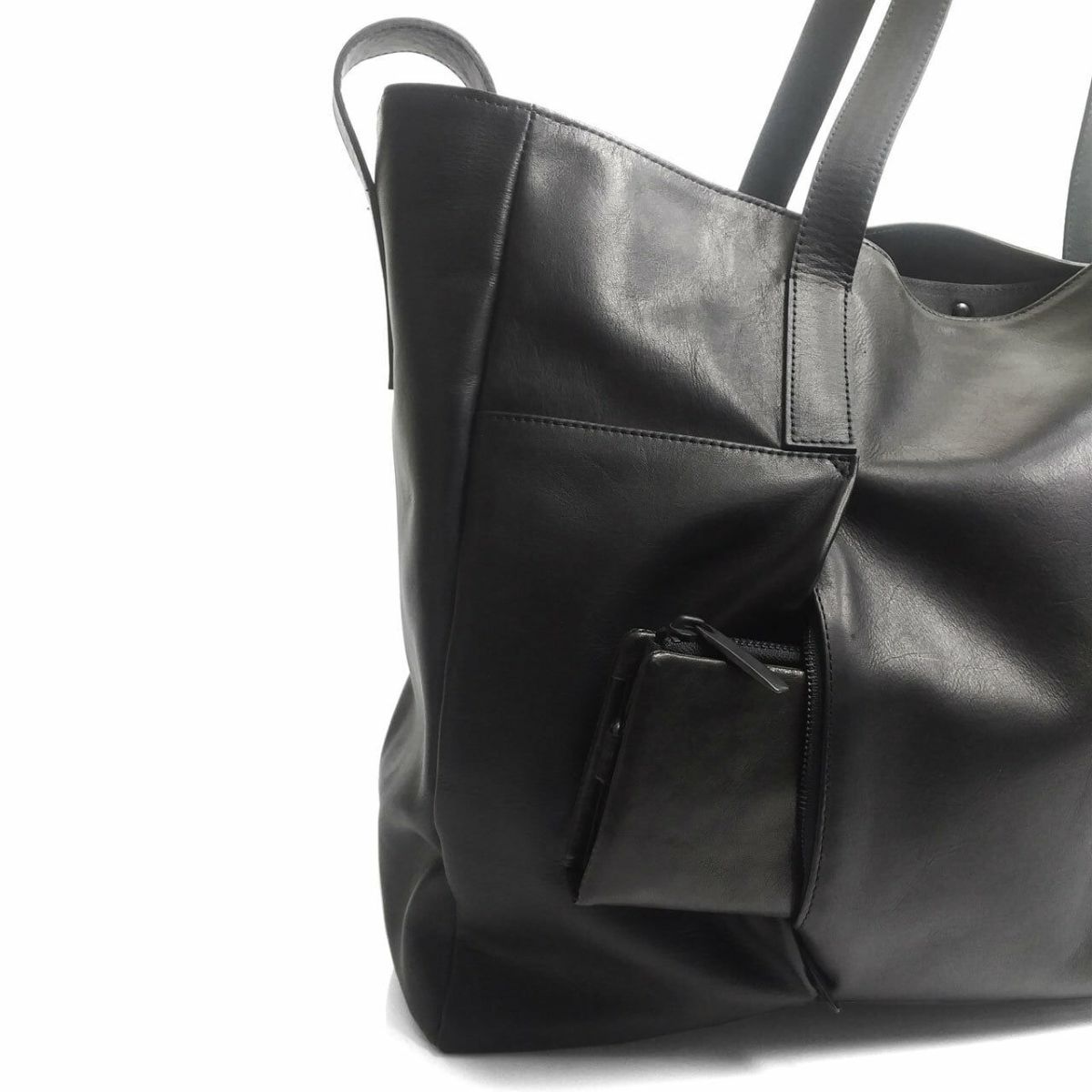 PATRICK STEPHAN レザートートバッグ Leather tote bag 'grande poche' 2 174ABG01 パトリックステファン