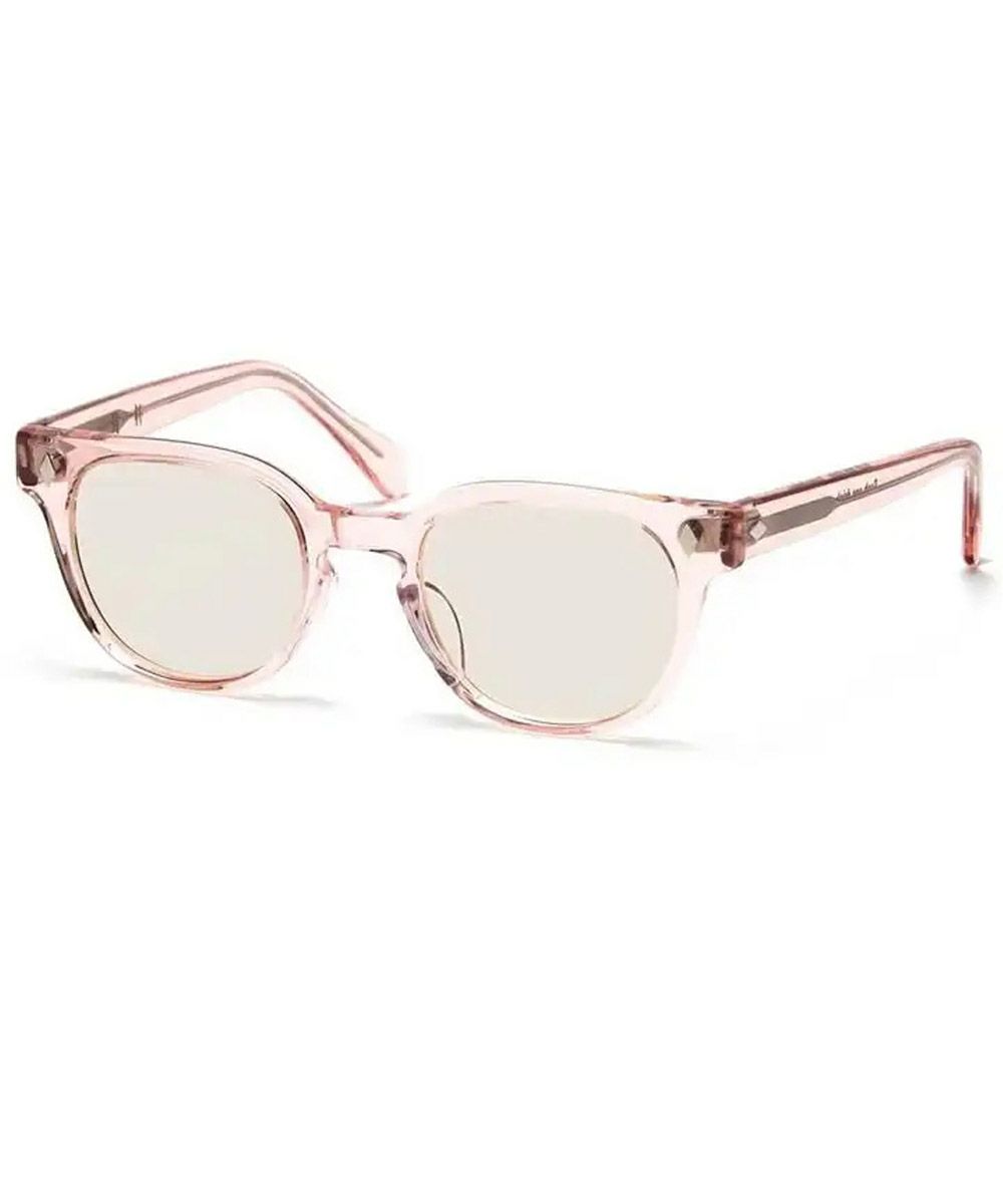 一寸一杯 庄司信也モデル 黒縁眼鏡 シャンパンピンク