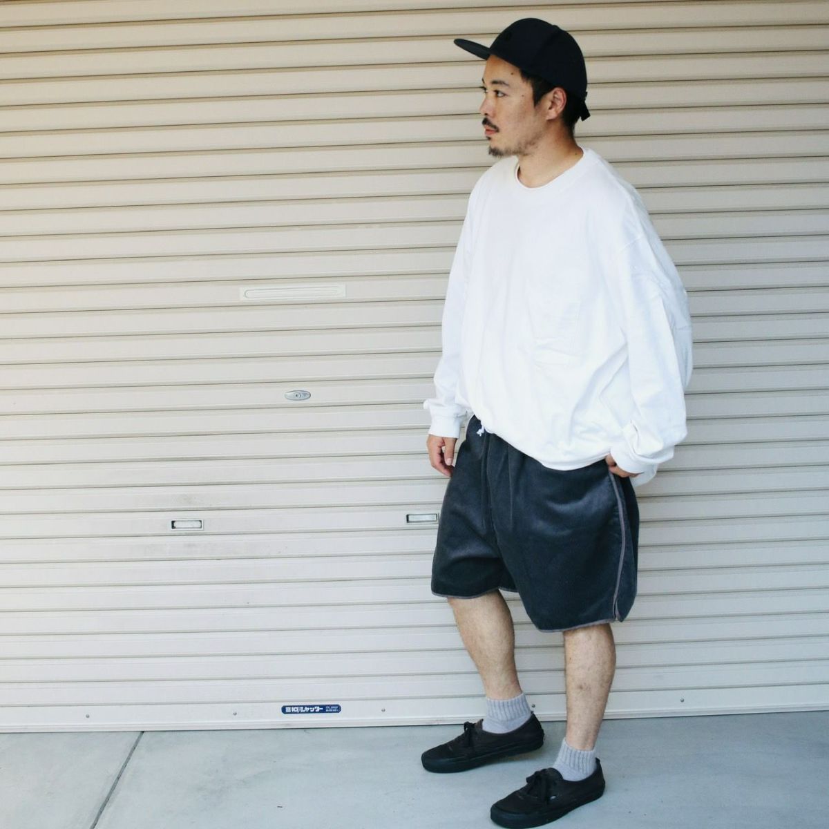 ANDNUT VOIRY CORDS&SHORTS SP24015 コーデュロイショーツ ハーフパンツ