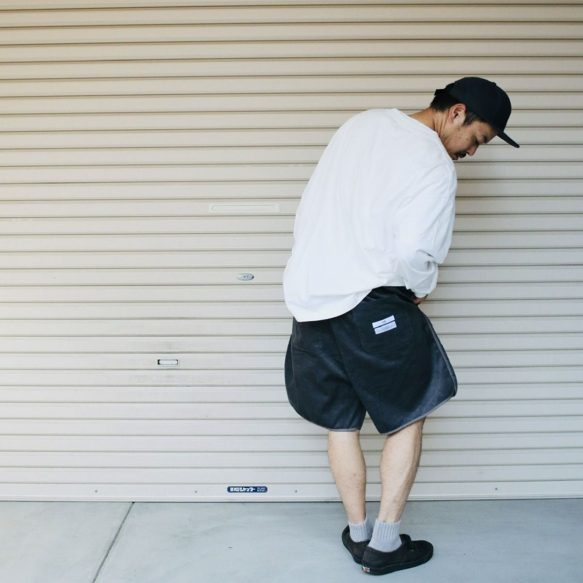 ANDNUT VOIRY CORDS&SHORTS SP24015 コーデュロイショーツ ハーフパンツ