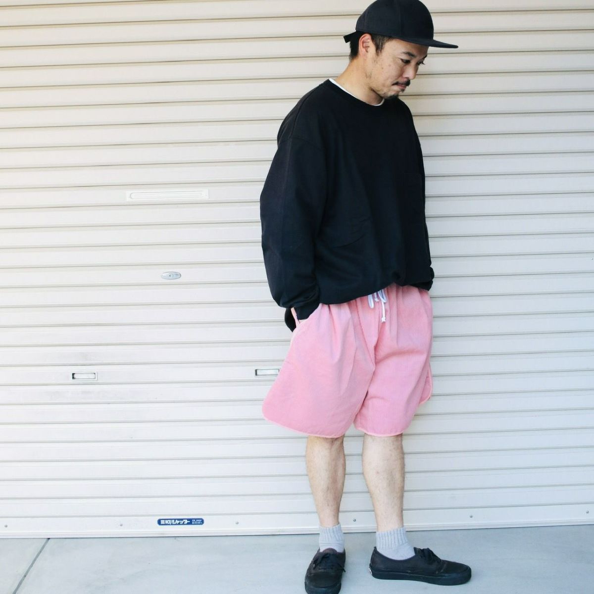 ANDNUT VOIRY CORDS&SHORTS SP24015 コーデュロイショーツ ハーフパンツ