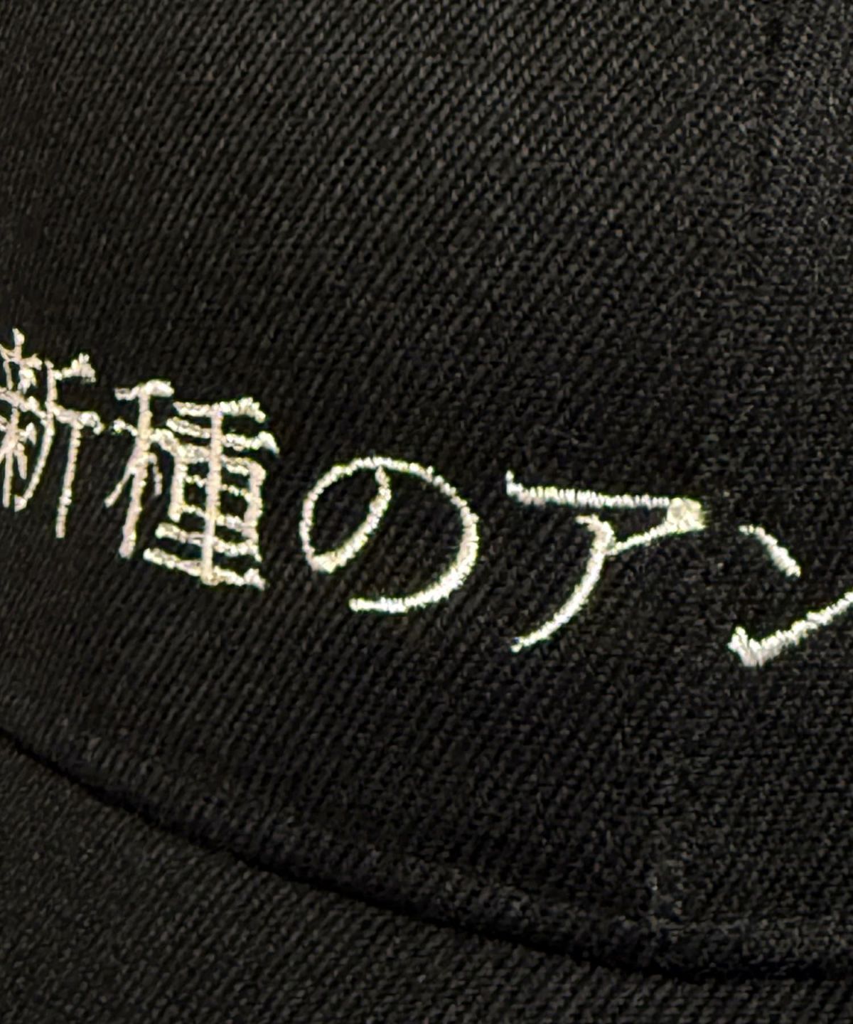 新種のアンモナイト キャップ 日本語刺繍