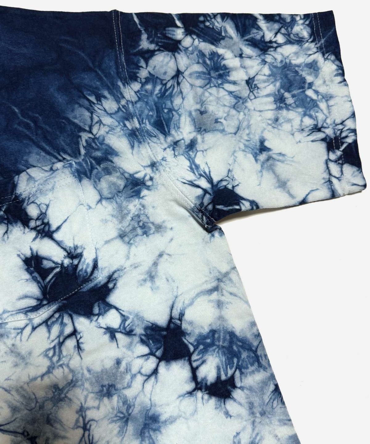 KODAI YASUNO 藍染めポケットTシャツ 水飛沫