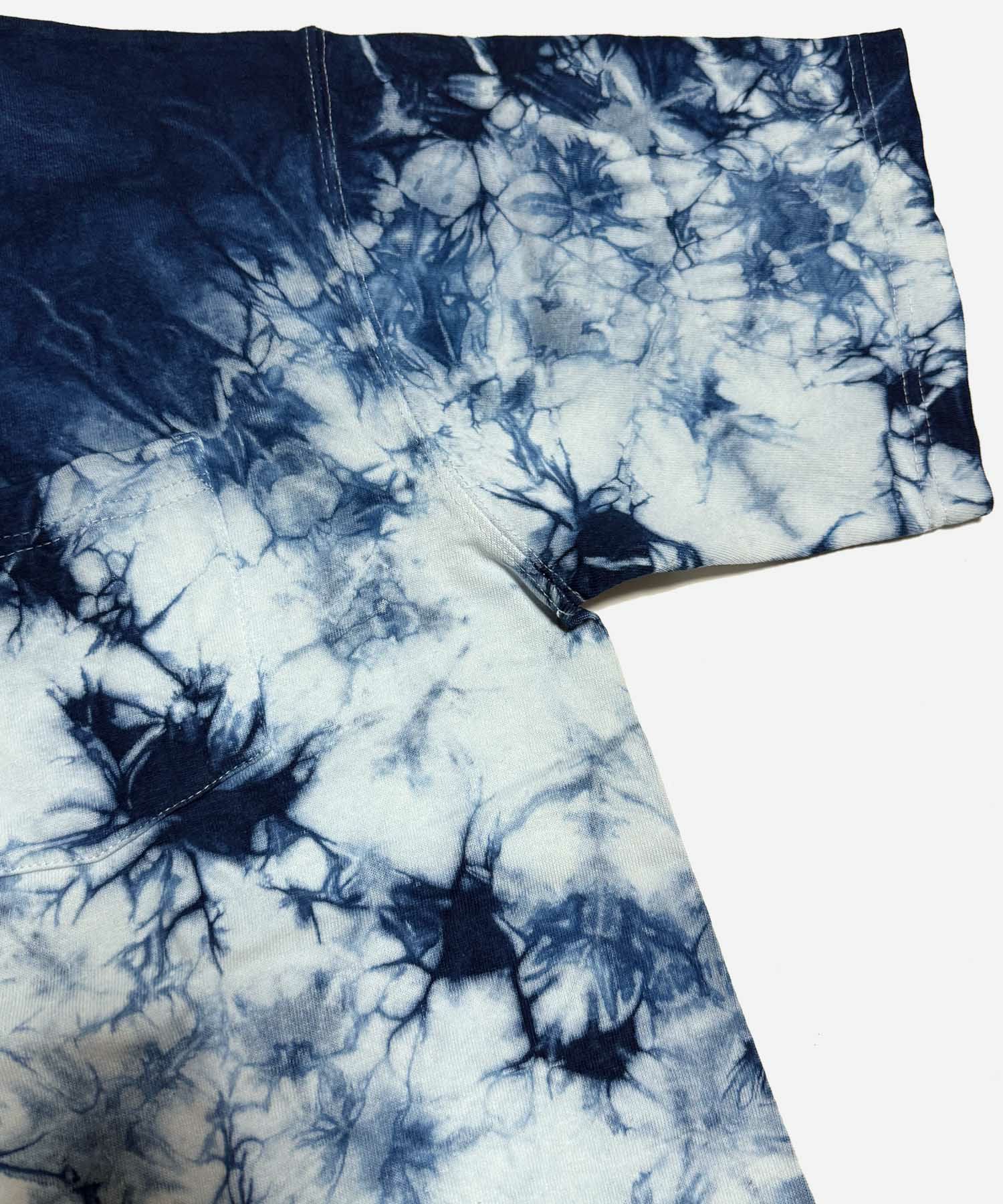 KODAI YASUNO 藍染めポケットTシャツ 水飛沫